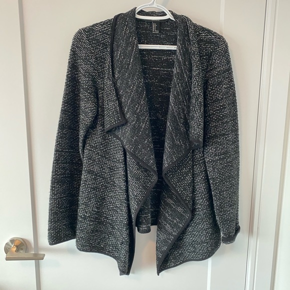 Open cardigan cowl neck sweater - Picture 2 of 4